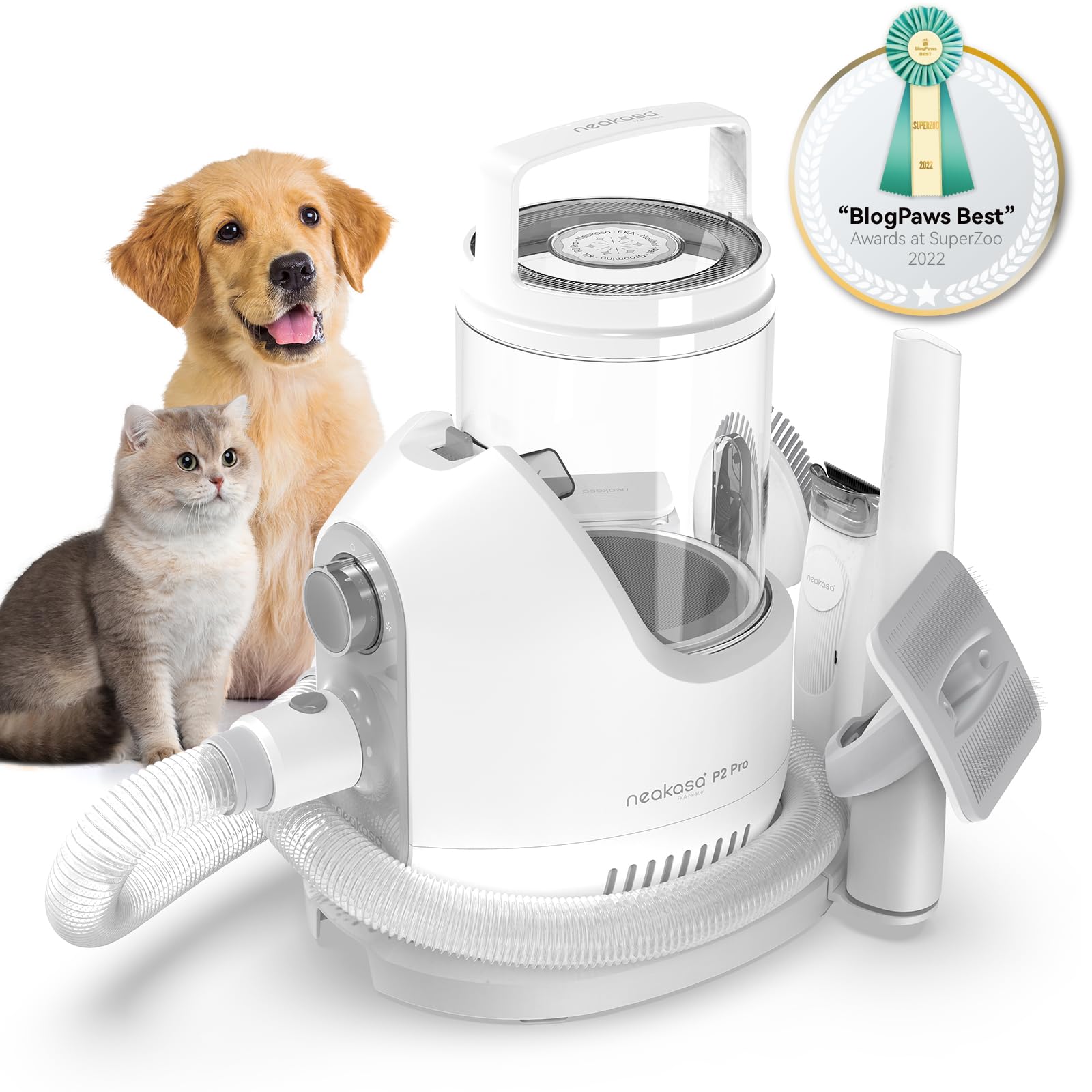 Neakasa P2 Pro Dog Clipper with Vacuum Cleaner, Quiet Pet Grooming